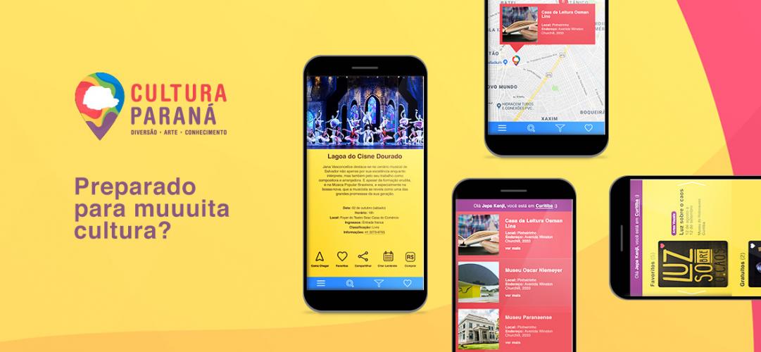 Aplicativo Cultura Paraná está de cara nova
