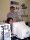 Da Celepar, a Elisa Furukita e o Jacir José Lunelli, 
na Semana de Inclusão Digital, no Telecentro 
Paranavegar, na Vila Zumbi, em Colombo, 18 de 
março 2009