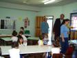 O diretor-presidente da CELEPAR e secretário de Assuntos Estratégicos, Nizan Pereira, visita a creche da Fundação CELEPAR, acompanhado pela Leonice Rochinski e o Marcel Diorgenes Unger
