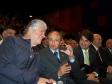 O Governador do Paraná, Roberto
Requião, o ministro das Cidades,
Marcio Fortes e o diretor das Áreas
de Inclusão Social e Crédito do
Banco Nacional de Desenvolvimento
Econômico e Social / BNDES, Elvio
Lima Gaspar, na Escola de Governo,
no dia 11 de dezembro de 2007