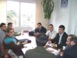 Visitando a nossa empresa, o Tribunal de Contas do Amazonas, representado pelos servidores: Raimundo Reis, Fabrício Barbosa, Marcos A. Ewerton, Lucia Clara Reis, Nivaldo S. de Oliveira e Saulo C. Lima com o gerente da GIC Vanderlei V. Ortencio e Emerson Saito da CELEPAR