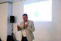 O diretor de Tecnologia de Informação e Comunicação da Celepar, Danilo Scalet, durante a palestra sobre Engenharia de Software