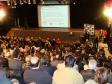 O diretor-presidente da Celepar e 
secretário de Assuntos Estratégicos, 
Nizan Pereira e o público presente, na 
apresentação na Escola de Governo, no 
dia 30 de setembro de 2008 - Foto 
Marcia Midori