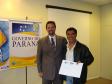 Celepar com 20 anos, David Amorim e o diretor de 
desenvolvimento, Henrique Salatino Miorelli