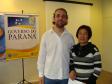 Celepar com 30 anos, Helena Yoshiko Essumi e o 
diretor de operações, Robson Valentin