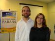 Celepar com 30 anos, Irenice Mattos de Lima e o 
diretor de operações, Robson Valentin