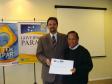 Celepar com 30 anos Morio Mário Tanabe e o 
diretor de desenvolvimento, Henrique Salatino 
Miorelli