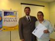Celepar com 30 anos Paulo Alcion de Oliveira e o 
diretor de desenvolvimento, Henrique Salatino 
Miorelli