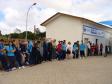 Telecentro Paranavegar na Vila 
Zumbi em Colombo, público 
prestigiando o evento