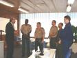 O diretor-presidente da CELEPAR e secretário de 
Assuntos Estratégicos, Nizan Pereira recebe a visita da 
Comitiva das Forças Armadas: Major Paulo Fernando 
Lamellas, Major Valério Brusamolin, Capitão Edgar Honorato Cardoso Bernardo, Capitão Marçal de Lima 
Hokama, Sargento Jorge dos Santos Junior