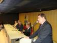 O diretor-presidente da CELEPAR,
Vanderlei Iensen, o secretário e
chefe-gabinete Carlos Moreira, o
Secretário de Assuntos Estratégicos,
Nizan Pereira, o vice governador,
Orlando Pessuti, o Governador do
Paraná, Roberto Requião e o
secretário-chefe da Casa
Civil, Rafael Iatauro - Foto Marcia Midori