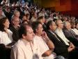 Na foto o secretário de Assuntos Estratégicos, Nizan Pereira e o público prestigiando a apresentação na Escola de Governo