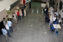 A formação de filas para a realização dos exames foi uma constante durante toda esta segunda-feira. Prova de que a Celepar está preocupada com a qualidade de vida dos empregados