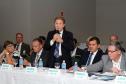 O presidente Jacson Carvalho Leite, representou o governador Beto Richa na abertura do Fórum de Diretores Técnicos, evento que acontece em Curitiba