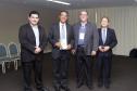 Presidente da Processamento de Dados da Amazônia (Prodam), Márcio Silva de Lira; secretário de Intraestrutura e Logística, José Richa Filho;  presidente da ATI Pernambuco, Romero Guimarães e o presidente da Celepar, Jacson Carvalho Leite