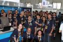 Equipe da Celepar no estande montado pela companhia na Latinoware 2013
