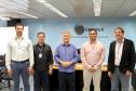 Jonsue Martins, Eduardo Cardozo, o presidente Jacson Carvalho Leite, Reginaldo dos Santos e Timothy Squair