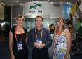 O presidente Jacson Carvalho Leite apresentou as soluções de TIC desenvolvidas pela Celepar às prefeitas eleitas de Farol, Angela Kraus (e) e de Altamira do Paraná, Elza Aguiar