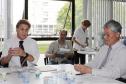 O presidente Jacson Carvalho Leite e o secretário Cassio Taniguchi avaliam os projetos em tramitação no Cosit