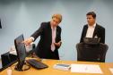 O presidente Jacson Leite mostra como será o funcionamento da futura Sala de Situação do governo do Estado 