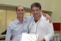 Julio Cesar Pires Correa homenageado pelos seus 40 anos de serviços prestados na Celepar 
