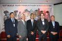 A esq. Carlson Aquistapasse, Cassio Taniguchi, José Richa Filho, Joaquim José Ferandes da Costa Junior e Jacson Carvalho Leite