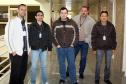 Ronaldo, Jasluk, Dawan, Sanchez e Tanamati equipe da DIDES-F2 responsável pelo desenvolvimento do sistema