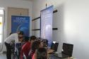 No estande da Celepar, os participantes da Ação Social tiveram acesso gratuito à internet e às redes sociais