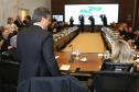 O governador Beto Richa durante reunião com secretariado.  Curitiba/Pr, 22.06.2016 