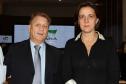 O presidente Jacson Carvalho Leite e a secretária da Justica, Cidadania e Direitos Humanos, Maria Tersa Uilli Gomes