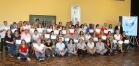 Cerimônia de entrega de certificados aos participantes do curso "Acesso à Internet e Redes Sociais", realizada no auditório do Colégio Estadual Victor Ferreira do Amaral