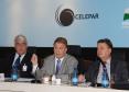 Airton Hack, vice-presidente da ACP; Jacson Carvalho Leite, presidente da Celepar e Newton Tadeu Rocha, diretor do IIPR   