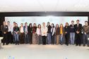 O grupo da Celepar e da Secretaria da Familia que participou da reunião na Companhia de Tecnologia da Informação e Comunicação do Paraná