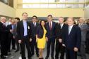 O governador Beto Richa participa, na Celepar, do lançamento do Projeto Escola de Gestão Inteligente. Participaram da solenidade: presidente da Celepar, Jacson Carvalho Leite, presidente do Tecpar, Julio Felix e o secretário do Planejamento, Silvio Barros.Curitiba, 11-11-15.Foto: Arnaldo Alves / ANPr.