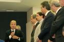 O governador Beto Richa participa, na Celepar, do lançamento do Projeto Escola de Gestão Inteligente. Participaram da solenidade: presidente da Celepar, Jacson Carvalho Leite, presidente do Tecpar, Julio Felix.Curitiba, 11-11-15.Foto: Arnaldo Alves / ANPr.