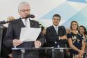 Governador Beto Richa empossa os novos secretários estaduais, chefe da Casa Civil, Valdir Rossoni, da Administração, Reinhold Stephanes e da Justiça, Cidadania e Direitos Humanos, Artagão Junior. Curitiba, 21/03/2016. Foto: Pedro Ribas/ANPr