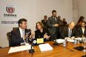 Governador Beto Richa junto com a secretária estadual da Justiça, Cidadania e Direitos Humanos, Maria Tereza Uille Gomes, lança a Central de Transparência Carcerária e a Central Estadual de Informações de Flagrantes. Curitiba, 02/06/2014. Foto: Arnaldo Alves/ANPr