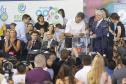 Governador Beto Richa junto com a secretária estadual da Justiça, Cidadania e Direitos Humanos, Maria Tereza Uille Gomes, lança a Central de Transparência Carcerária e a Central Estadual de Informações de Flagrantes. Curitiba, 02/06/2014. Foto: Arnaldo Alves/ANPr