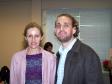 A funcionária da CELEPAR, Carmen do Rocio Milani Ososki, comemorando seus 25 anos de serviços prestados para a empresa, os nossos agradecimentos, ao seu lado o diretor de operações, Robson Valentin