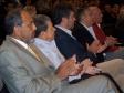 A partir da esq. o diretor-
presidente da CELEPAR e secretário 
de Assuntos Estratégicos, Nizan 
Pereira, o secretário de Estado da 
Comunicação Social, Airton 
Pissetti, o secretário da Educação, 
Mauricio Requião e o secretário de 
Obras Públicas, Julio Araújo Filho
na Escola de Governo, 18 de março 
de 2008
