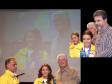 O secretário da Educação, Maurício
Requião e o Governador do Paraná,
Roberto Requião, homenageiam
atletas juvenis/representantes
paranaenses que foram destaque no
cenário nacional em 2007, na Escola
de Governo, dia 18 de dezembro de
2007