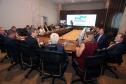 O governador Beto Richa se reuniu nesta segunda-feira (22), no Palácio Iguaçu, com o diretor da Casa da Moeda, César Augusto Barbiero, para conhecer os modelos e mecanismos de segurança do Documento Nacional de Identificação (DNI), que vai unificar o RG, CPF e Título de Eleitor em um único documento