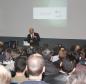 Diretor Presidente da Celepar e Secretário de Assuntos Estratégicos, Nizan Pereira na abertura da palestra do Consultor Pier Roberto Riboni (Diretor Executivo da Rhino Consulting)