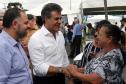 Governador Beto Richa visita a UPS-Cidadania em São José dos Pinhais, no 17º Batalhão de Polícia Militar (17º BPM).São José dos Pinhais, 28/07/2017.Foto: Orlando Kissner/ANPr