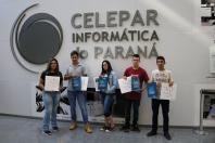 Alunos do Instituto Federal de Santa Catarina conhecem a estrutura tecnológica da Celepar