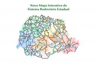 mapa interativo do sistema rodoviário estadual