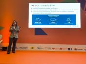 Elisa Terumi, analista de sistemas da Celepar, liderou a palestra “Inteligência artificial na administração pública” na última sexta-feira (15).
