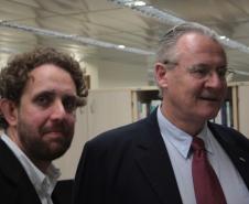 Maria do Carmo Catani, Jacson Leite e Carlos Roberto Frisoli, avaliam a adoção de soluções de TI  na Secretaria de Infraestrutura e Logística - Data: 13/05/2011