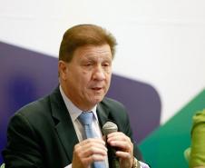 O presidente da Celepar, Jacson Carvalho Leite, durante o painel “Tecnologia e inovação na gestão pública”