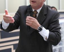 O diretor presidente da Celepar, Jacson Carvalho Leite